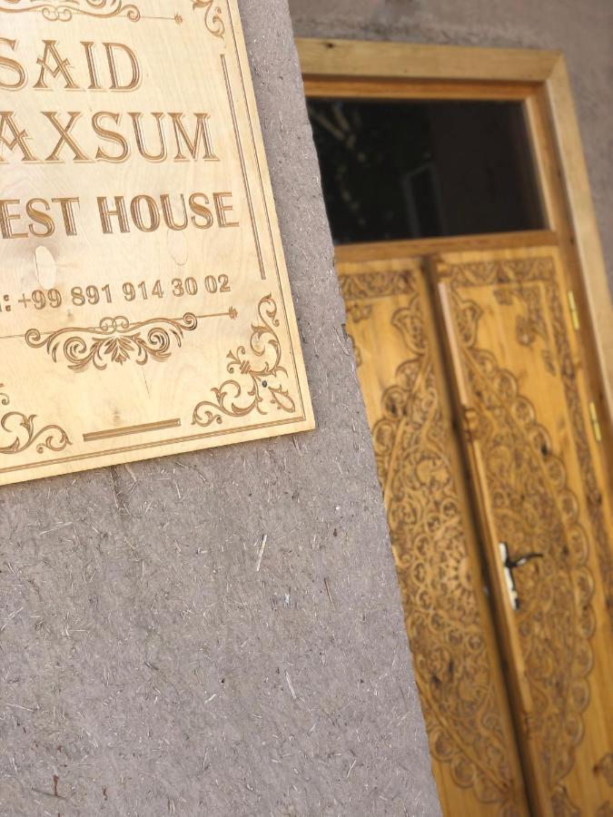Said-Maxsum Hotel Khiva Kültér fotó